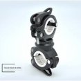 thumbnail image 3 of 360° Rotatable Bicycle Headlight Mount: Front Fixed Bracket for Secure Flashlight Attachment, Sturdy & Durable Bike Accessory Compatible with Mountain/Sport Bikes, Easy Installation, Compact Design -, 3 of 6
