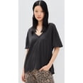 thumbnail image 2 of Remera Mujer Free People Nina Cuello en V Negra Talle L, 2 of 6