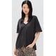 thumbnail image 2 of Remera Mujer Free People Nina Cuello en V Negra Talle L, 2 of 6