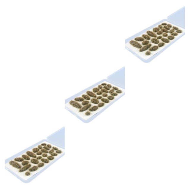 pitrice 25x Simulation Cluster Green Grass for Train Scenery Decor Accessory Autumn Green 6mm 3Set
