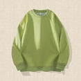 thumbnail image 2 of VNKIDY Sweatshirts Men Soft Sweater Long Sleeve Crewneck Casual Comfort Fit Athletic Jogger Shirt Tops Daily Wear Outdoor Activities Lightweight Warm Comfortable Male Solid Color Streetwear Versatile, 2 of 4