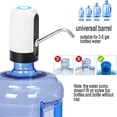 thumbnail image 3 of Bomba de botella de agua, bomba de agua potable automática con carga USB de 5 galones, jarras universales de 2-5 galones, dispensador de botella de agua eléctrico portátil para oficina, camping, 3 of 5