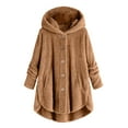 thumbnail image 4 of SGMVNU Winter Warm Outwear Jackets For Boys Girls Soft Jacket For Girls Cozy Winter Outerwear With Pockets Warm Hooded Coat For Toddler And Kids(Size 5-6 Years, Brown), 4 of 4