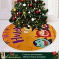 thumbnail image 6 of FMSHPON Halloween Cartoon Pattern Xmas Christmas Tree Skirt Stand Mat for Holiday Party Decoration Indoor Outdoor 48 inches, 6 of 6