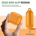 thumbnail image 5 of Leather Texture Design Case for AirPods Pro 3, Soft Silicone Shockproof Cover for Airpods Pro 3rd Generation 2025 with Carabiner, 5 of 10
