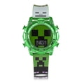 thumbnail image 2 of Minecraft Creeper Unisex Child Green LCD Watch, MIN4299WM, 2 of 4