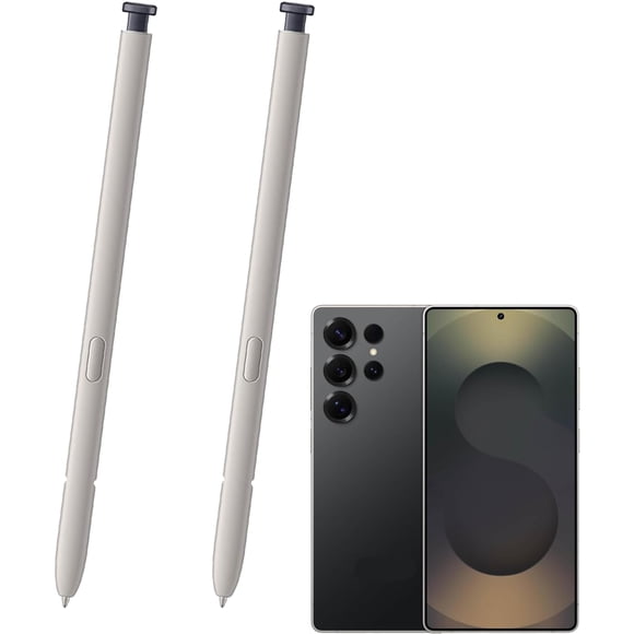 2 Pack Stylus Pen for Galaxy S25 Ultra, High Sensitivity Touch Screen S Pen Replacement, Fine Tip for Writing Drawing, No Bluetooth Needed, Black