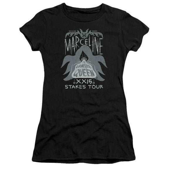 Adventure Time - Marceline Concert - Juniors Teen Girls Cap Sleeve Shirt - Large