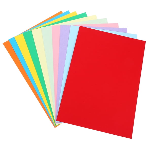 TEHAUX Versatile Thick Colored Cardstock Paper for Cutting Crafting and Printer Use