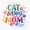 1pcs, variant on Colorful Cat & Dog Mom T-Shirt Er, Phone Decal Water Bottle Stickers Car Decals, Funny Birthday Gift