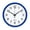 Blue, variant on Tnobhg 8 Inch Wall Clock Silent Non-Ticking Hanging Clock Large Number Round Clock for Home Office Decoration