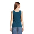 thumbnail image 2 of Lands' End Women's Petite Cotton Tank Top, 2 of 3