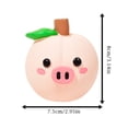 thumbnail image 5 of Squeaky Latex Dog Toys Funny Fruit Animal Design, Interactive Chew Toy for Puppies Small Medium Dogs, Pet Toy for Play Training, Easter Gifts Valentines Day Gifts, Yellow, 5 of 7