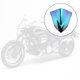 thumbnail image 5 of Deflectores de parabrisas delantero para accesorios de motocicleta negro Cola Deflectores de viento delanteros, 5 of 8