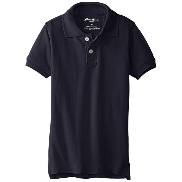 Eddie Bauer Boys 4-12 School Uniform Short Sleeve Pique Polo Shirt ...