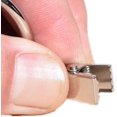 thumbnail image 3 of 60 Pack Rustproof Round Curtain Rings 1.26 Inch Inner Diameter Solid Steel Curtain Drape Sliding Eyelet Rings Drapery Rings Window Hardware Clip Rings-week, 3 of 4