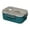 Green, variant on Moocorvic Insulated Bento Box with Compartments, Reusable Portable Large Capacity Lunch Box