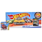 Hot Wheels Set of 60 1:64 Scale Toy Cars or Trucks, Collectible Vehicles (Styles May Vary)