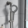 thumbnail image 1 of Cabezal de ducha de alta presión, ajuste universal, alto ahorro de agua, adaptador de 1/4'', forma redonda, presurizado para baño de hotel. gris, 1 of 8