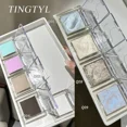 thumbnail image 5 of Sombra de ojos azul-rosa con purpurina, 9 colores, textura de patata, brillo nacarado, gusano de seda, Diamante impermeable, maquillaje coreano polarizado, 5 of 5