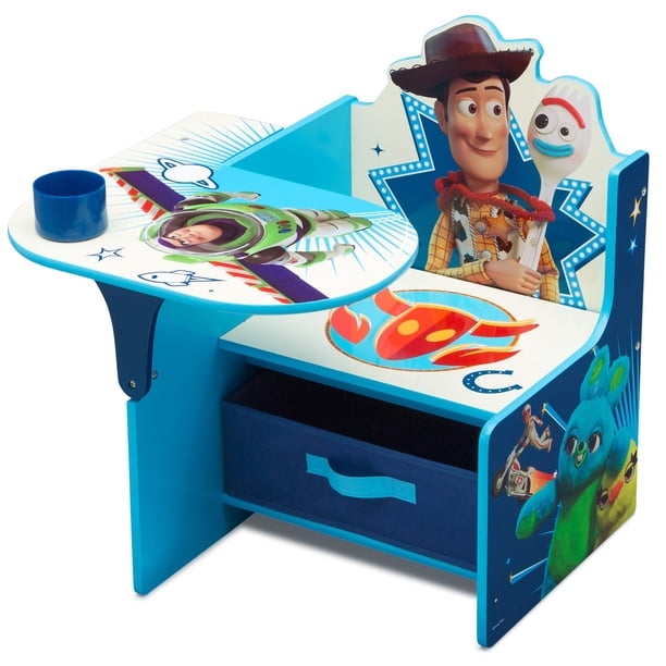 Silla Escritorio Infantil Delta Toy Story 4 con Almacenamiento 52x58x59 cm