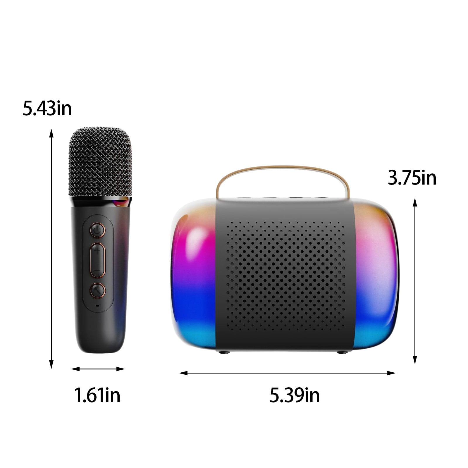 lulshou Speakers Bluetooth Wireless, Private Bluetooth Speaker Home Wireless Karaoke Speaker Microphone Children's Outdoor Singing Small Home KTV