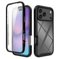 thumbnail image 2 of ELEHOLD Clear Case for iPhone 17 Pro Max, Built in Screen Protector Protective Front Case Rugged Clear Back Shell Shockproof Scratch-Resistant Non-Yellowing Case for iPhone 17 Pro Max, Darkblue, 2 of 6