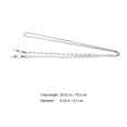 thumbnail image 4 of Miangastore Mask Rope Silver 3Pcs 29.48X0.20X0.08In, 4 of 9
