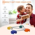 thumbnail image 6 of Qaba 9pcs Kids Balance Beam Balance Bridge Gym Toy for toddler Balance Strength Coordination Training Floor Game Preschool Learning Toy with Non-slip Surface, 6 of 9