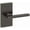 Venetian Bronze, variant on Baldwin Reserve Square Lever - 5" Rose, Full Dummy, Satin Brass (Lifetime)