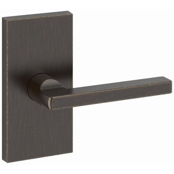Baldwin Hd.Squ.Cfr Square Non-Turning One-Sided Dummy Door Lever - Bronze
