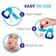 thumbnail image 2 of Alimentador de frutas para bebés Chupete Alimentador de alimentos frescos, Juguete de dentición de frutas para niños pequeños y niños Fokelyi LRWJ465-4, 2 of 6