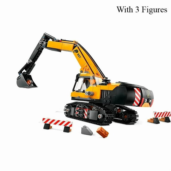 City Mobile Construction Crane Excavator Building Blocks MOC 60409 60324 60420 Assemble Bricks Toys Gift For Children Kids