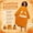 Orange, variant on Pumpkin Hooded Wearable Blanket for Adults - Halloween Costume Flannel Wrap Hoodie Blanket Fall Throw for Women Men Halloween Pumpkin Costume Long Hooded Blanket Sweatshirt, Orange L