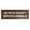 Walnut, variant on No Pets Except Service Animals Sign - Small (Walnut)