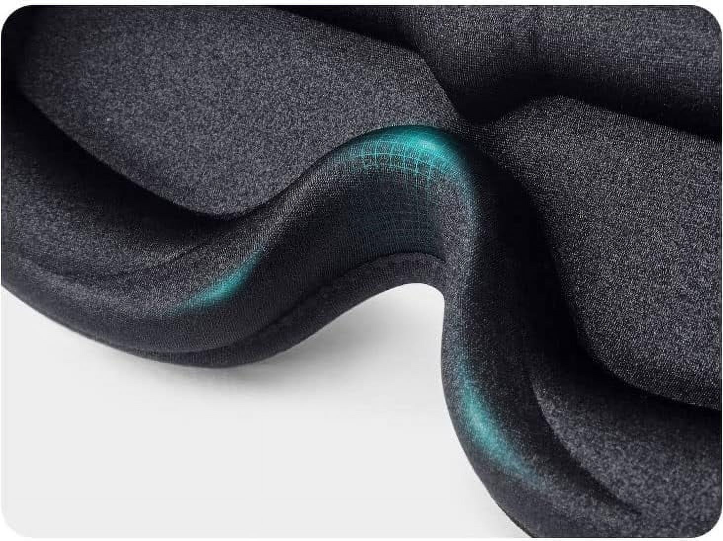 2 Pcs 3D Sleep Masks - Contoured Cup Eye Masks for Side Sleepers, Light Blocking for Men and Women - Perfect for Travel, Office Nap, Fits Most People