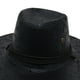 thumbnail image 5 of Sombrero De Vaquero Mujer Elegante Sombrero De Sol Informal Para Viajes Camping Escenario Rendimiento Negro, 5 of 8