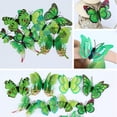 thumbnail image 3 of 48 piezas de decoraciones de pared de mariposas, pegatinas de mariposas 3D, 3 of 6