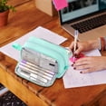 thumbnail image 5 of Fasiaou Home Decor Kitchen Solid Color Pencil Case Large Capacity Four Open Pencil Case Stationery Box For Men And Women Multifunctional Solid Color Pencil Case, 5 of 7