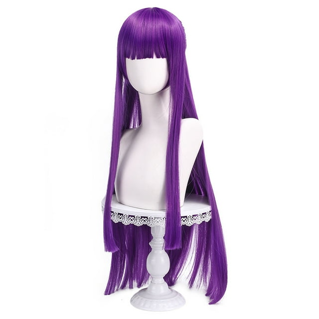 Peluca para cosplay Frierens Beyonds Journeys Ends Ferns, 85 cm