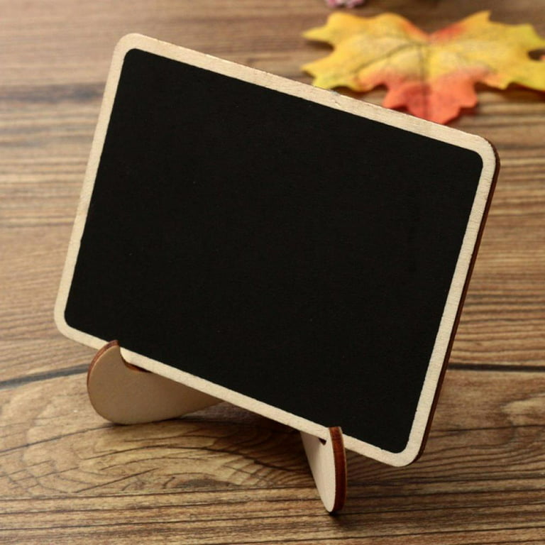 Small Chalkboards Signs With Easel Stand Rectangle Mini - Temu