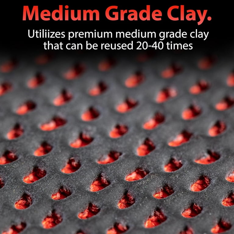 Adam's Premium Clay Bar Mitt - Medium Grade Clay Material - Easy Car Detailing C