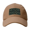 thumbnail image 4 of Baseball Cap Bent Eaves Design 6 Piece Cap Body Breathable Not Hot Plastic Cap Drag For Daily Travel Vacation Green Buffalo Plaid Check Tartan Scotland_3 Khaki, 4 of 8