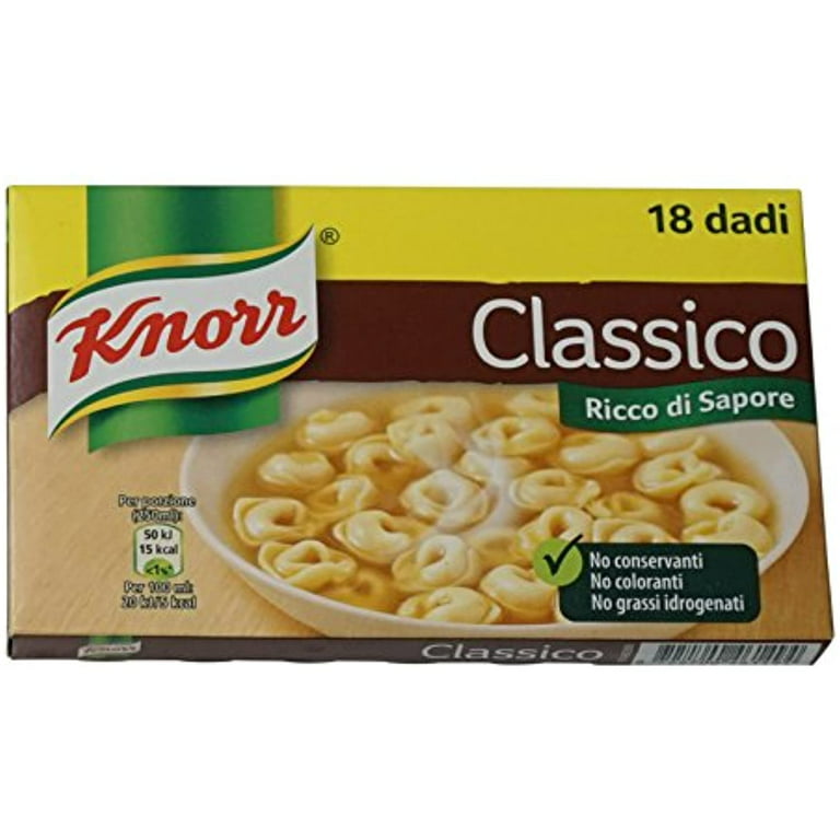 Knorr: Classico Bouillon Cubes, Classic Taste Pack Of 18, 10G Each [  Italian Import ]