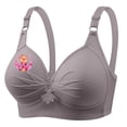 thumbnail image 5 of Wiyuqeen Women's Push up Bra BC Cups Inspirational Graphic Adjustable Straps Wireless Comfort T-Shirt Bras Full Support, 5 of 5