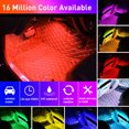 thumbnail image 3 of Labymos Car LED Strip Light, 4pcs 36 LED DC 12V Multicolor Music Car Interior Light, 3 of 7