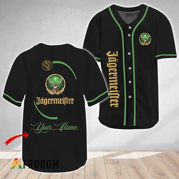 Personalized Black Jagermeister Baseball Jersey - Hot Sale 2026