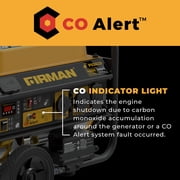 FIRMAN Portable Gas Generator P03628 Remote Start CO Alert - 4550/3650 Watt - Black
