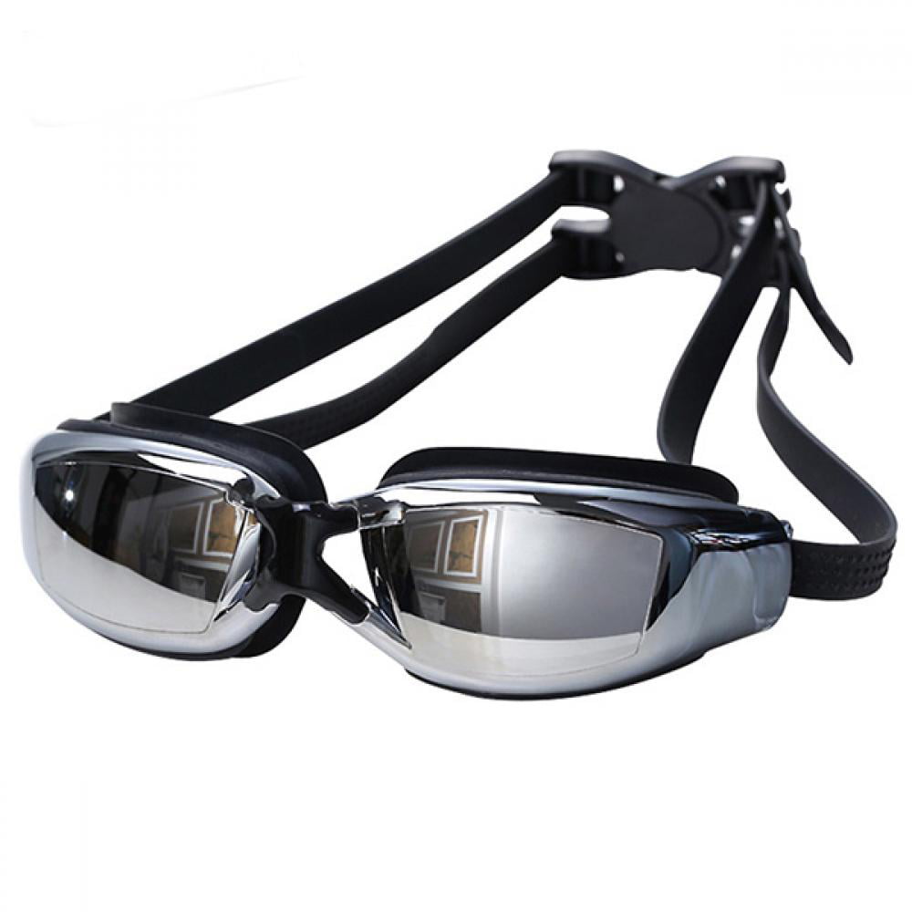 Waterproof Adult Swimming Goggles Anti-Fog UV Protect Professional Swim Glasses 