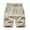 Khaki, variant on Men's Shorts Casual Five-point Zipper Pocket Shorts Outdoor Beach Shorts Elastic Large Size Shorts Casual Shorts for Men Khaki L